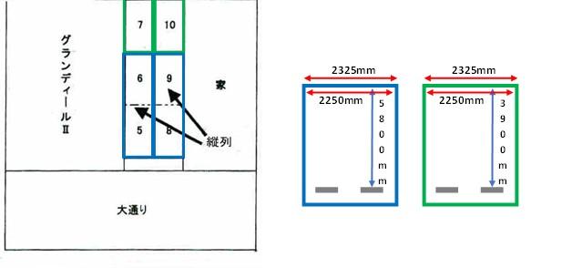 パーキング三田の駐車配置図