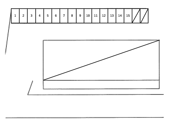 アネックス荒井の駐車配置図