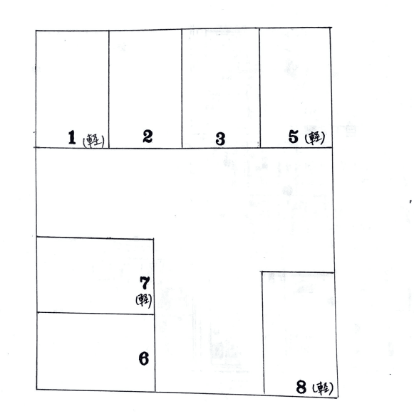 KKパーキングの駐車配置図