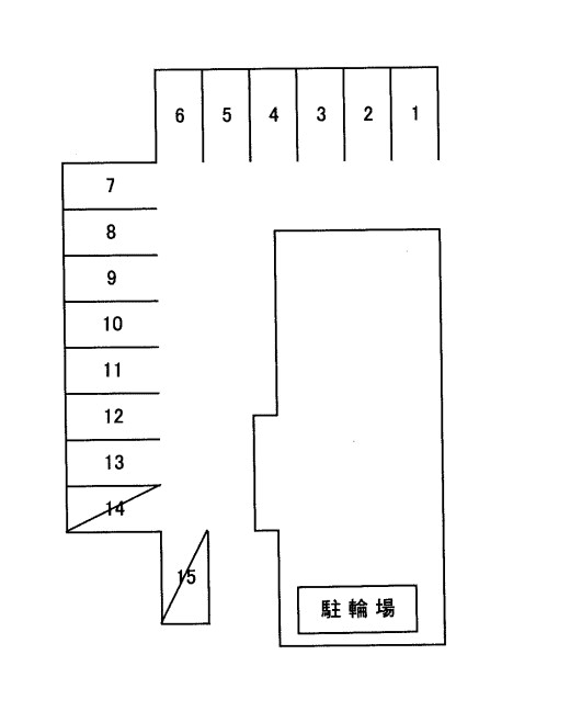 メゾン・シーマの駐車配置図