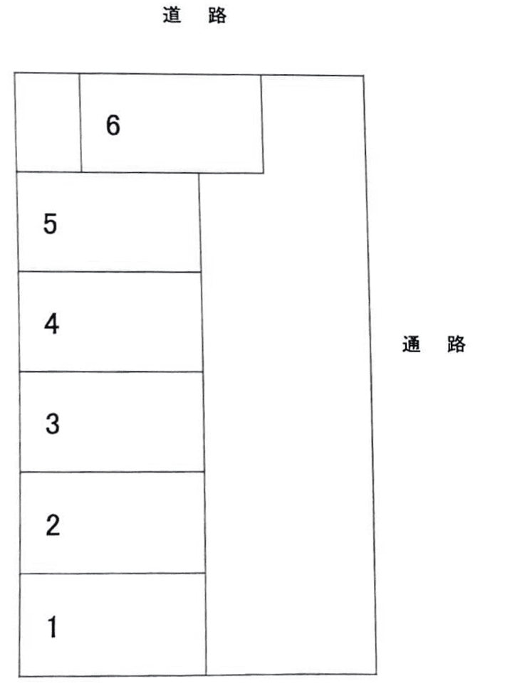 示野Eパーキングの駐車配置図