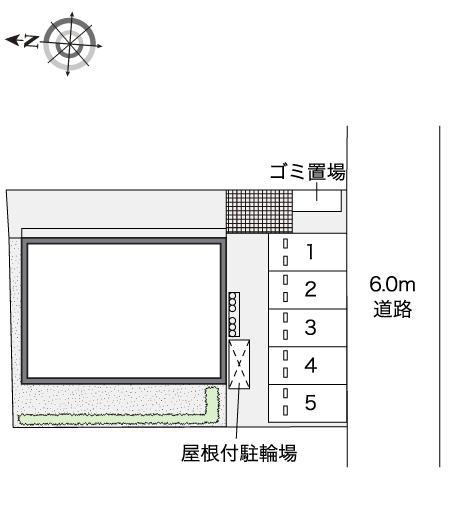 ベリーハイツ大手町(46657)の駐車配置図