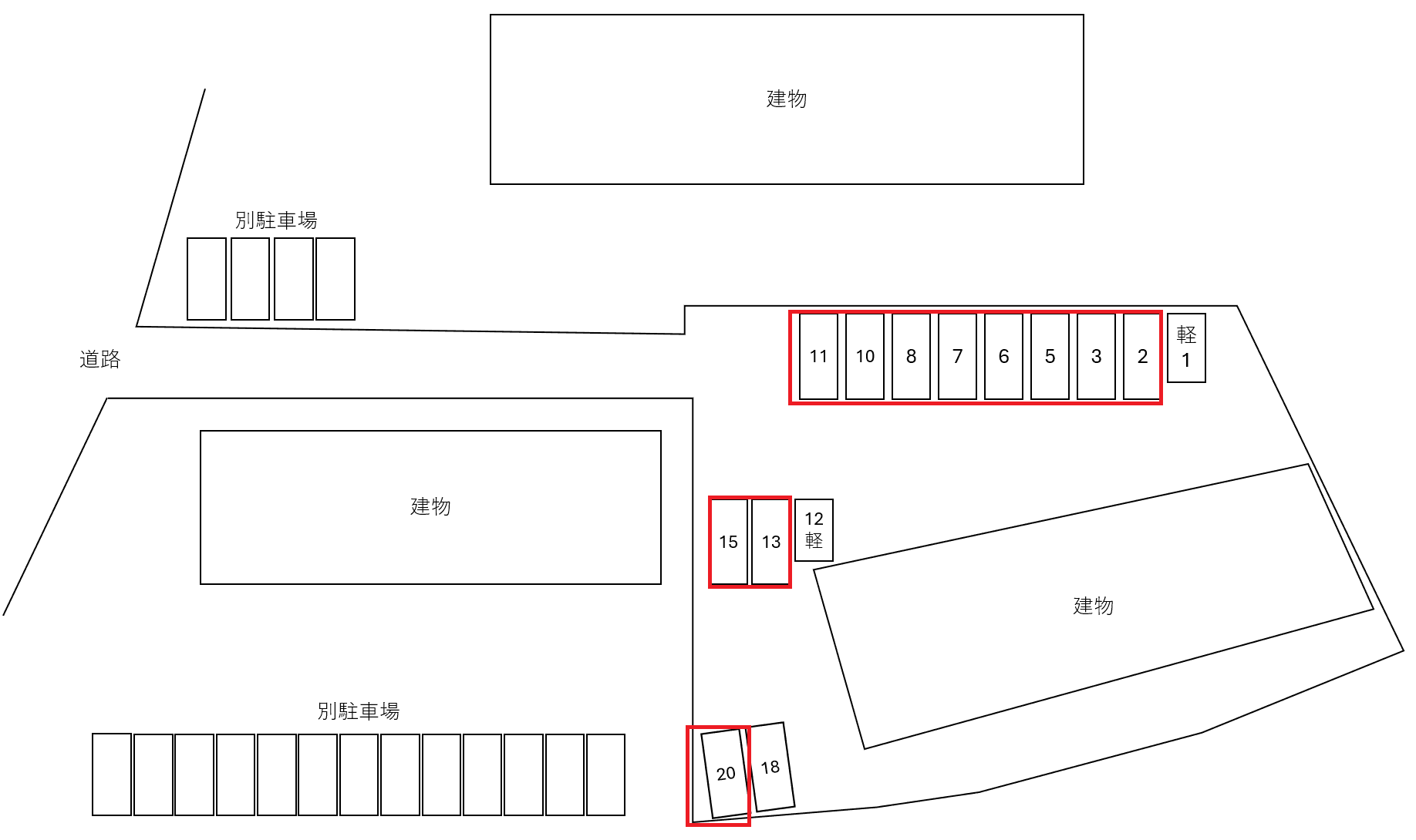 Belle Epoqueの駐車配置図