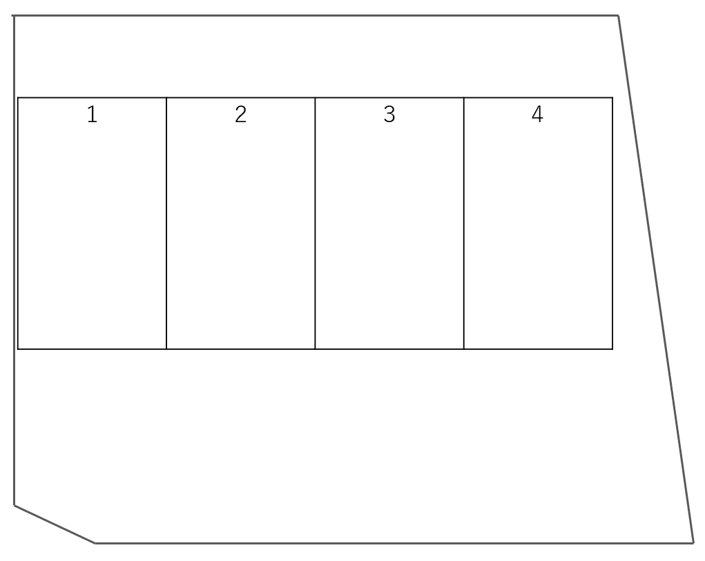 アジア 新井駐車場の駐車配置図