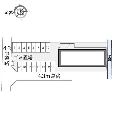 プレミール(21530)の駐車配置図