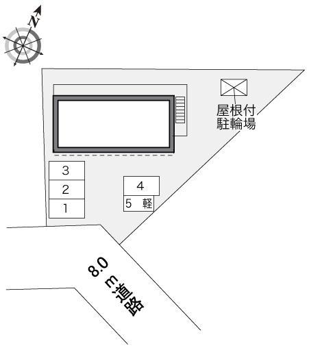 SHIN前田(32784)の駐車配置図