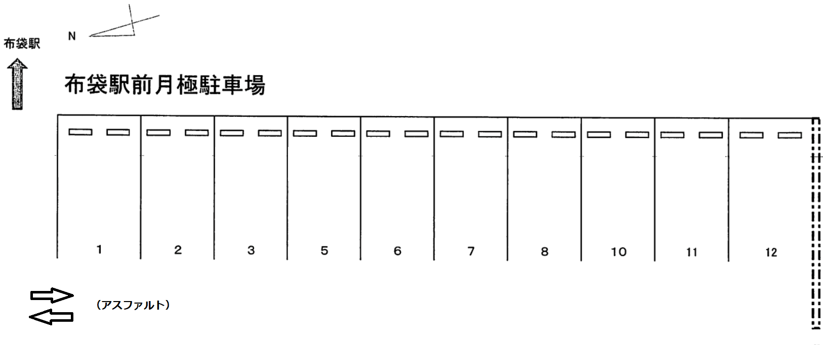 江南-45の駐車配置図