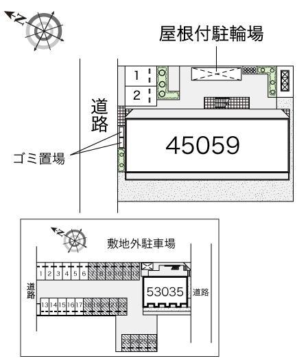 希望(45059)の駐車配置図