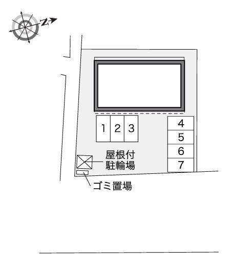 大島(40972)の駐車配置図