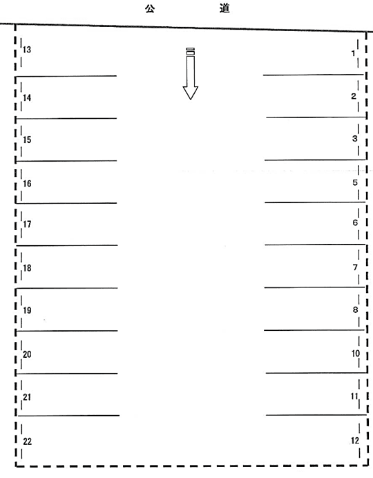 75の駐車配置図