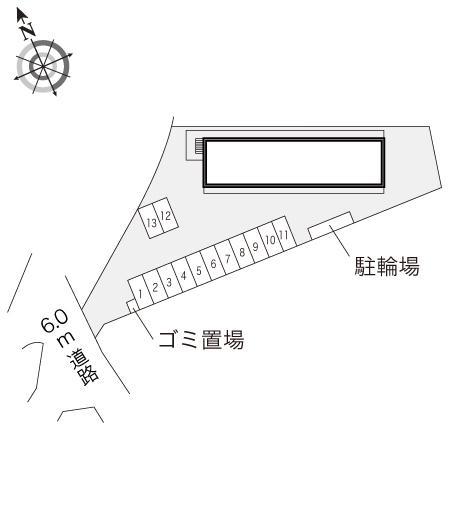 平和(17446)の駐車配置図