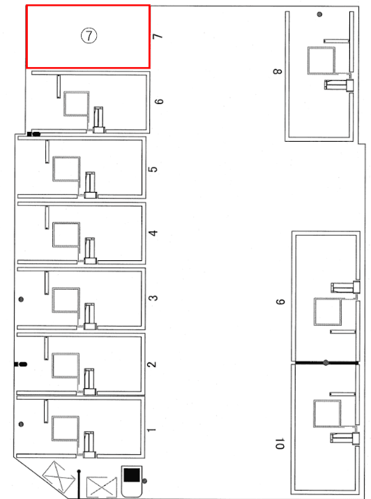 若葉台第1の駐車配置図