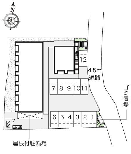日新福知山(53993)の駐車配置図