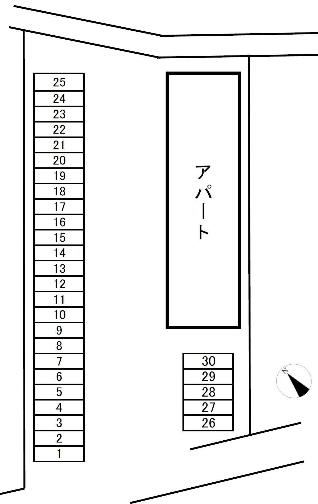 GOLD-1パーキングの駐車配置図