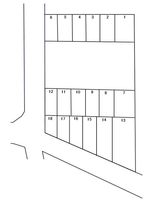 旭駐車場の駐車配置図