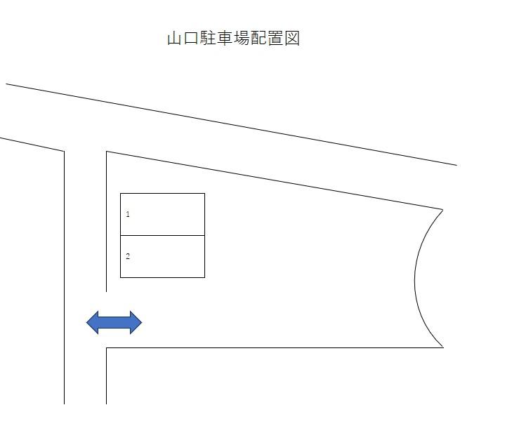 山口駐車場の駐車配置図