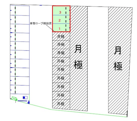 所沢向陽町第1の駐車配置図