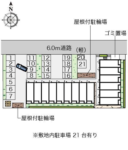 クレイノモアナルア ドエル(56527)の駐車配置図
