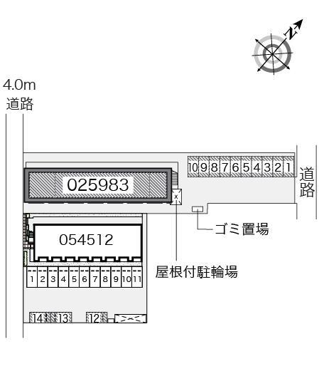 シャルマン(25983)の駐車配置図