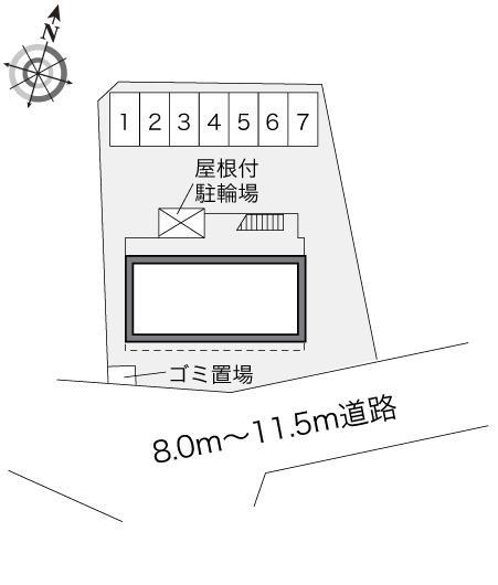 スカイライン(22908)の駐車配置図