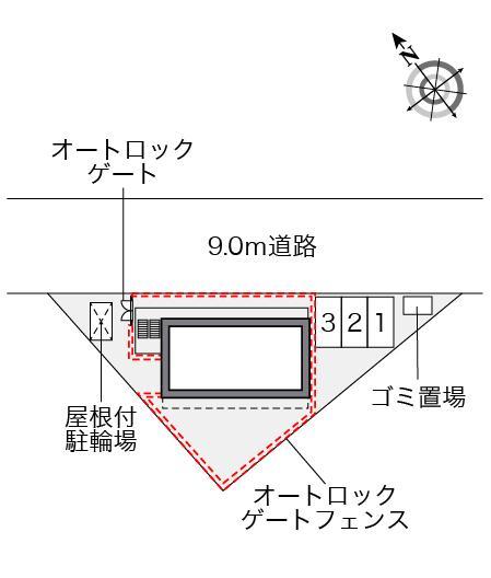 エテルノ セラ下野毛(35145)の駐車配置図