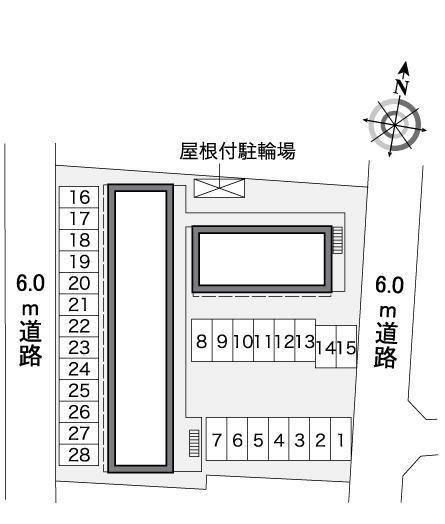 市場台(36731)の駐車配置図