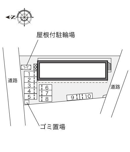 ウィル88(17868)の駐車配置図