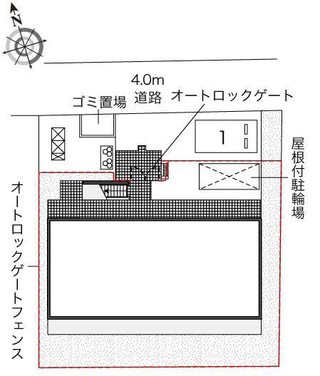 シャルダン(46888)の駐車配置図