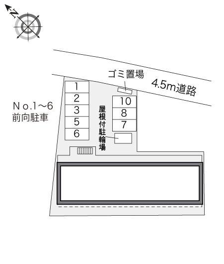茶屋(34265)の駐車配置図
