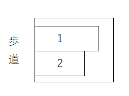 イアスバイクガレージ八王子の駐車配置図