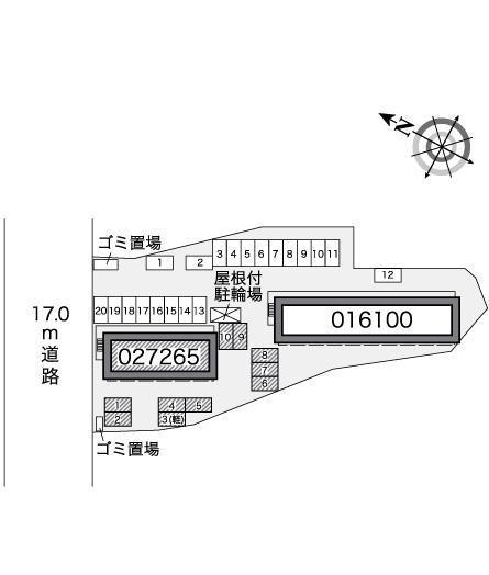 HONAMI(27265)の駐車配置図