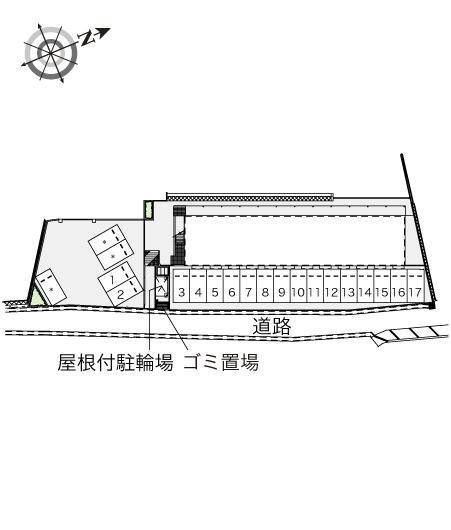 KOSENⅡ(41418)の駐車配置図
