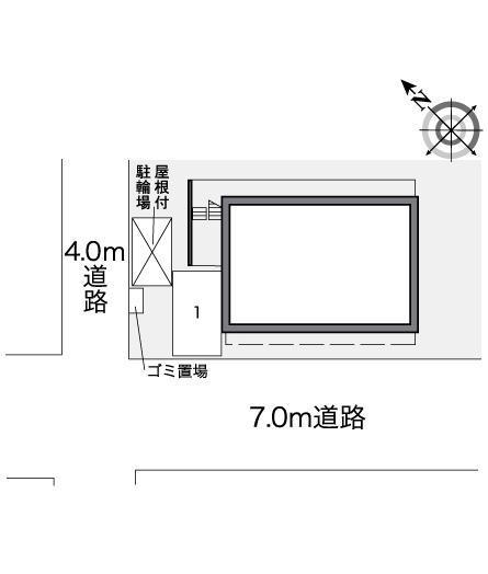 レガーメ住吉(25448)の駐車配置図
