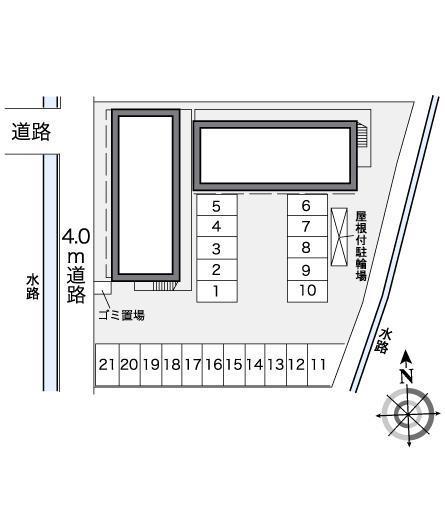 くらよし(26384)の駐車配置図