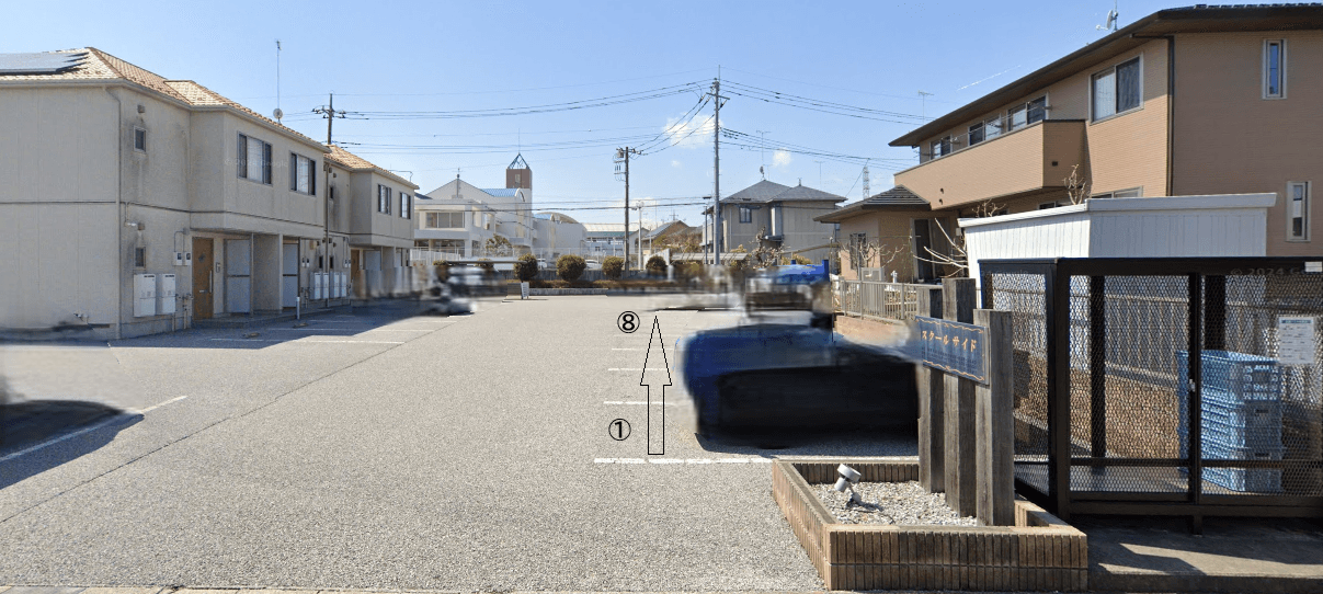 スクールサイド月極駐車場の外観・駐車場イメージ1枚目