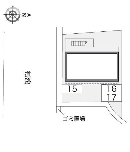 千ーSENーⅡ(12195)の駐車配置図
