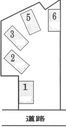 みつくち笠市パーキングの駐車配置図