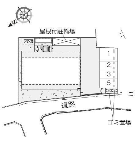 エーデル菱屋西(41234)の駐車配置図