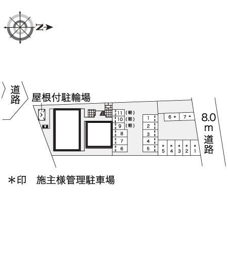 エスエス(44660)の駐車配置図