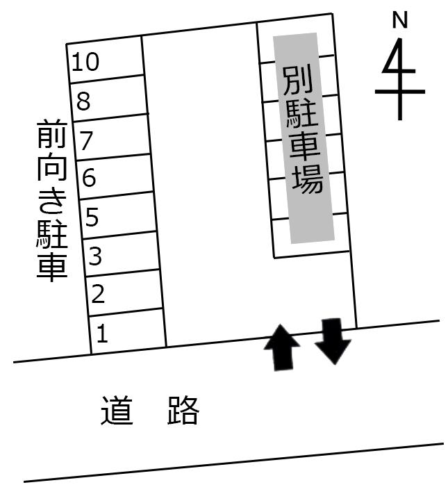(4) 伊藤駐車場の駐車配置図