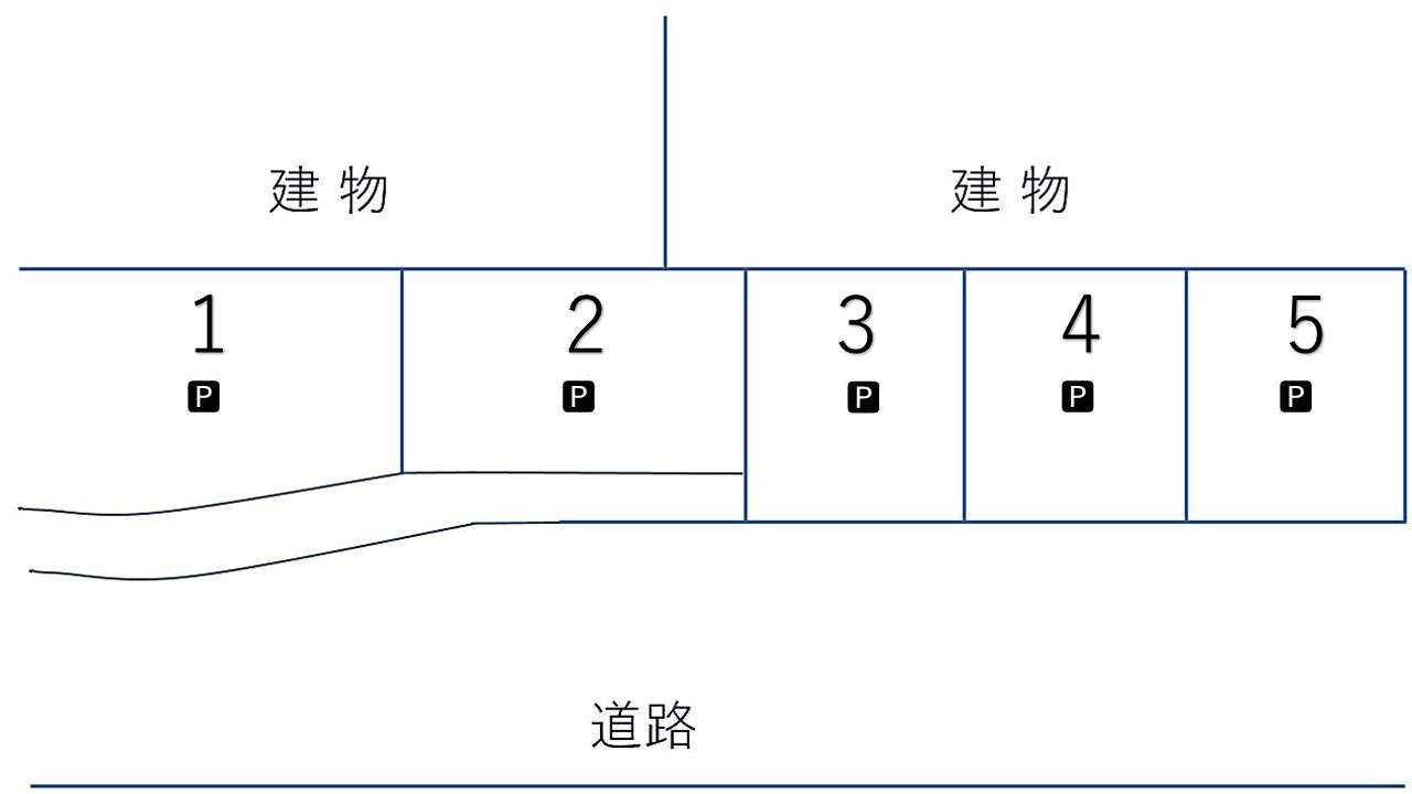 慶駐車場の駐車配置図