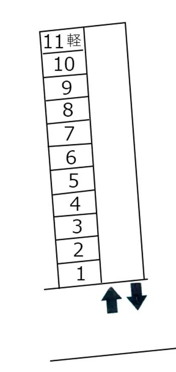 (22) 柴田駐車場の駐車配置図