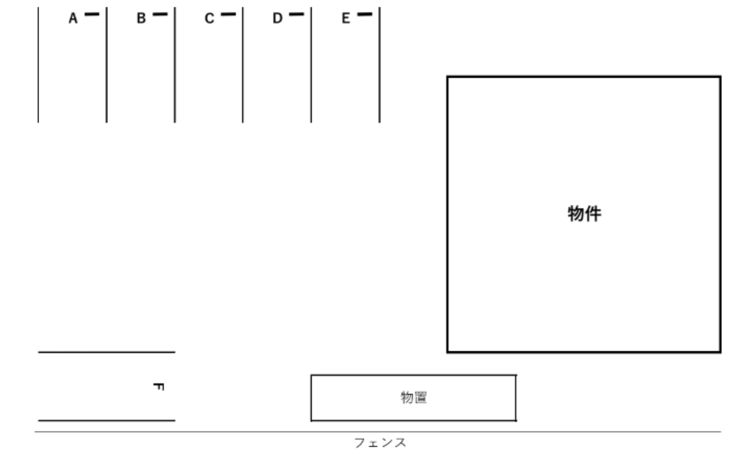 シルエラ市姫北の駐車配置図
