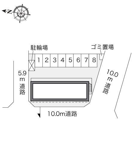 みらい21(20157)の駐車配置図