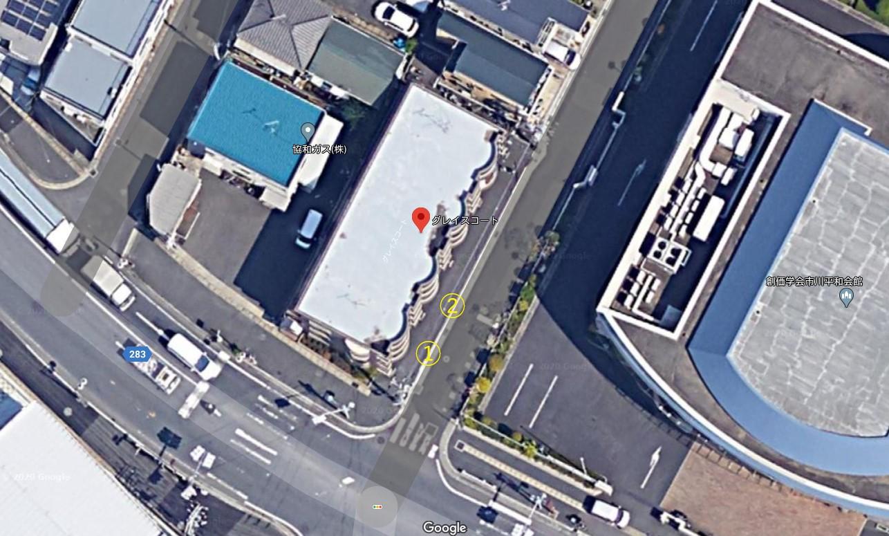 グレイスコート(千葉)の外観・駐車場イメージ1枚目