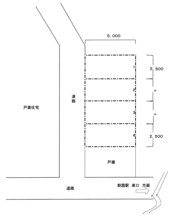 岡一丁目駐車場の駐車配置図