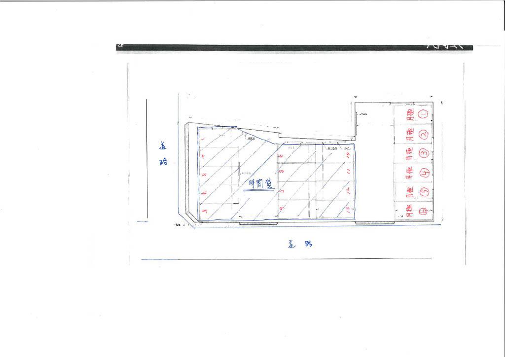 パーク86川崎浜町第1の駐車配置図
