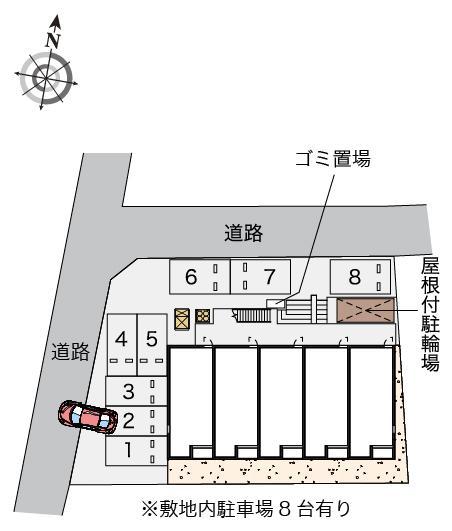 グランシャリオ嵐山(52396)の駐車配置図