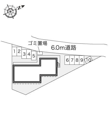梅が丘(22303)の駐車配置図