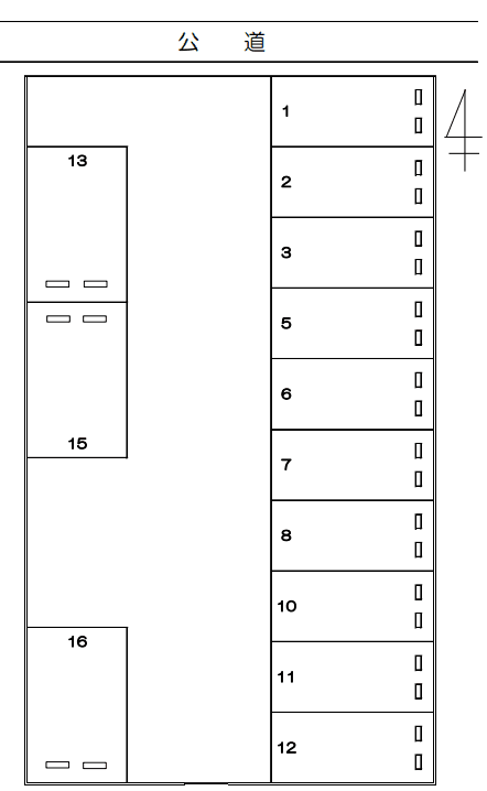955の駐車配置図
